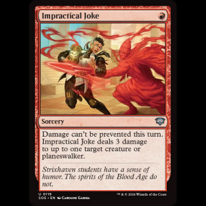 MTG Impractical Joke Secrets of Strixhaven sos#119