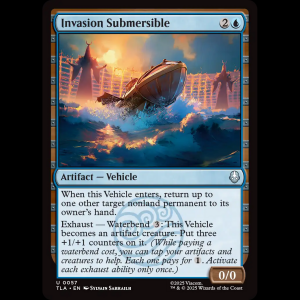 MTG Invasion Submersible Avatar: The Last Airbender tla#57