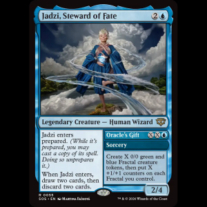 MTG Jadzi, Steward of Fate // Oracle's Gift Secrets of Strixhaven sos#55