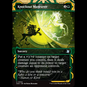 MTG Knockout Maneuver Secrets of Strixhaven Mystical Archive soa#54