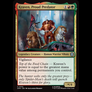 MTG Kraven, Proud Predator Marvel's Spider-Man spm#132