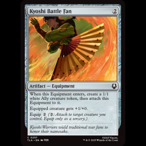 MTG Kyoshi Battle Fan Avatar: The Last Airbender tla#257
