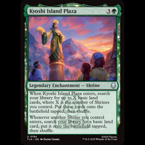 MTG Kyoshi Island Plaza Avatar: The Last Airbender tla#184