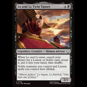 MTG Lo and Li, Twin Tutors Avatar: The Last Airbender tla#108