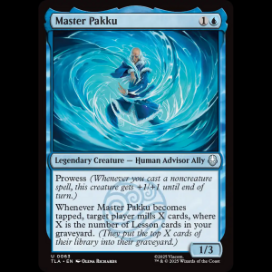 MTG Master Pakku Avatar: The Last Airbender tla#63