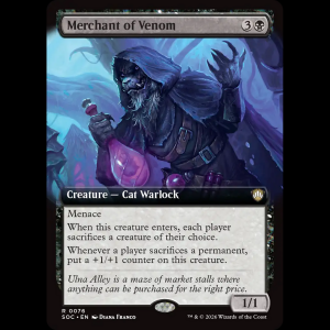 MTG Merchant of Venom Secrets of Strixhaven Commander soc#76
