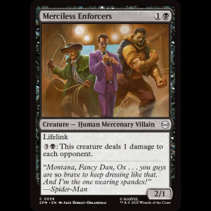 MTG Merciless Enforcers Marvel's Spider-Man spm#58