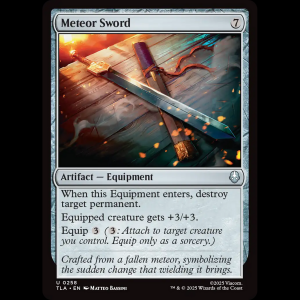 MTG Meteor Sword Avatar: The Last Airbender tla#258