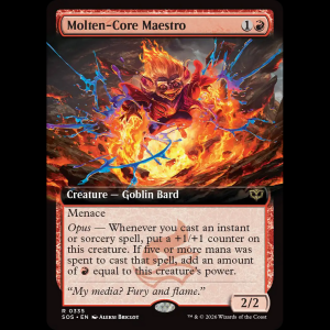 MTG Molten-Core Maestro Secrets of Strixhaven sos#335