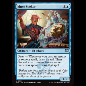 MTG Muse Seeker Secrets of Strixhaven sos#60