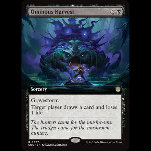 MTG Ominous Harvest Secrets of Strixhaven Commander soc#77