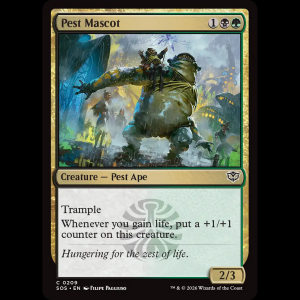 MTG Pest Mascot Secrets of Strixhaven sos#209