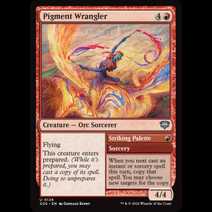 MTG Pigment Wrangler // Striking Palette Secrets of Strixhaven sos#126