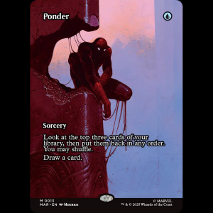 MTG Ponder Marvel Universe mar#13