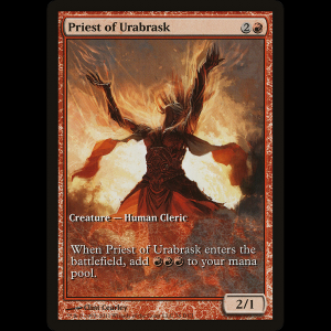 MTG Priest of Urabrask DCI Promos dci#74
