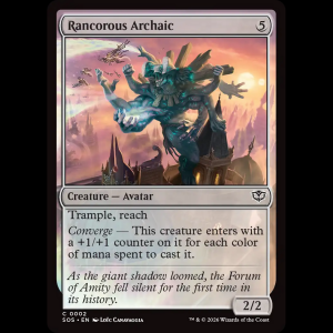 MTG Rancorous Archaic Secrets of Strixhaven sos#2