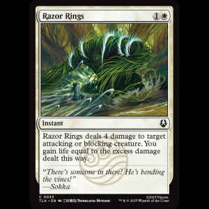 MTG Razor Rings Avatar: The Last Airbender tla#33