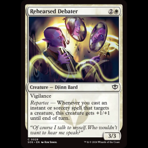 MTG Rehearsed Debater Secrets of Strixhaven sos#29
