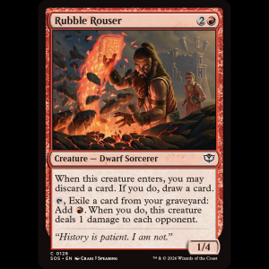 MTG Rubble Rouser Secrets of Strixhaven sos#128