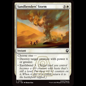 MTG Sandbenders' Storm Avatar: The Last Airbender tla#34