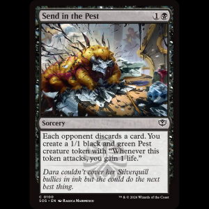 MTG Send in the Pest Secrets of Strixhaven sos#100