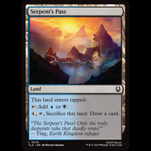 MTG Serpent's Pass Avatar: The Last Airbender tla#279