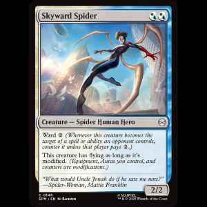 MTG Skyward Spider Marvel's Spider-Man spm#146