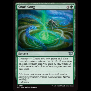 MTG Snarl Song Secrets of Strixhaven sos#161