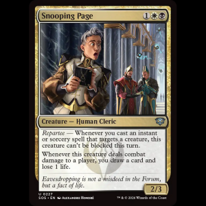 MTG Snooping Page Secrets of Strixhaven sos#227
