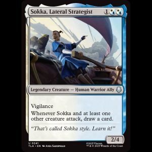 MTG Sokka, Lateral Strategist Avatar: The Last Airbender tla#241