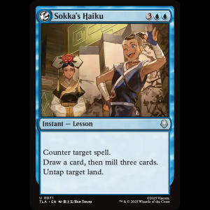 MTG Sokka's Haiku Avatar: The Last Airbender tla#71