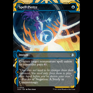 MTG Spell Pierce Secrets of Strixhaven Mystical Archive soa#23