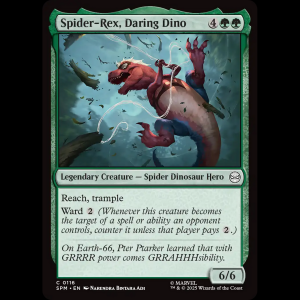 MTG Spider-Rex, Daring Dino Marvel's Spider-Man spm#116