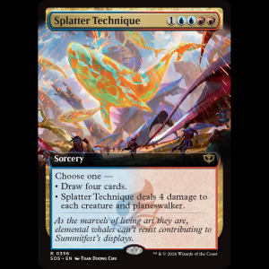 MTG Splatter Technique Secrets of Strixhaven sos#356