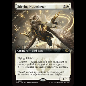 MTG Stirring Hopesinger Secrets of Strixhaven sos#314