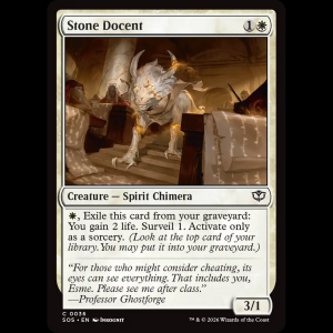 MTG Stone Docent Secrets of Strixhaven sos#36