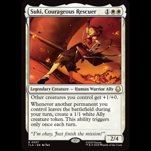 MTG Suki, Courageous Rescuer Avatar: The Last Airbender tla#37