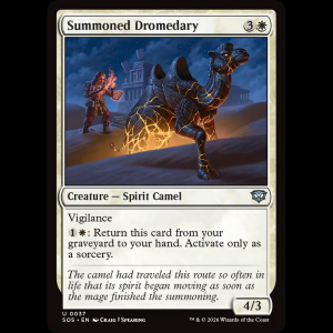 MTG Summoned Dromedary Secrets of Strixhaven sos#37