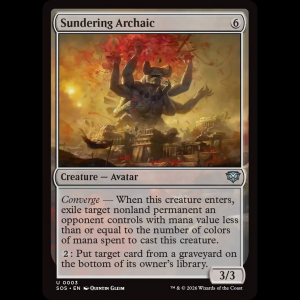 MTG Sundering Archaic Secrets of Strixhaven sos#3