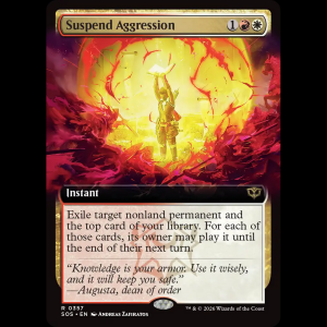 MTG Suspend Aggression Secrets of Strixhaven sos#357