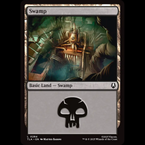 MTG Swamp Avatar: The Last Airbender tla#284