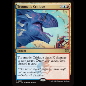 MTG Traumatic Critique Secrets of Strixhaven sos#239