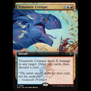 MTG Traumatic Critique Secrets of Strixhaven sos#358