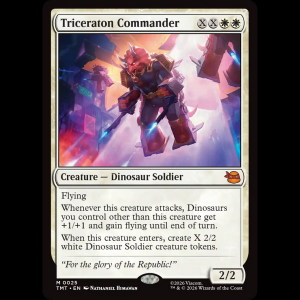 MTG Triceraton Commander Teenage Mutant Ninja Turtles tmt#25