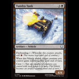 MTG Tundra Tank Avatar: The Last Airbender tla#121