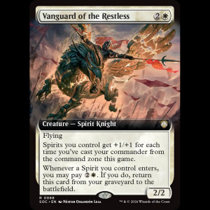 MTG Vanguard of the Restless Secrets of Strixhaven Commander soc#66