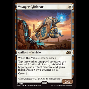 MTG Voyager Glidecar Aetherdrift dft#36