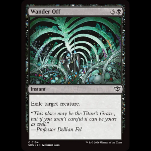 MTG Wander Off Secrets of Strixhaven sos#104