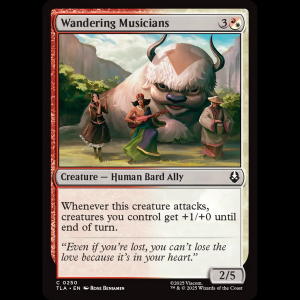MTG Wandering Musicians Avatar: The Last Airbender tla#250