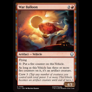 MTG War Balloon Avatar: The Last Airbender tla#159
